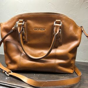Cole Haan Cognac Leather Hobo Bag